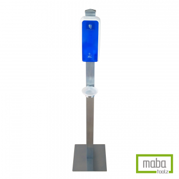 maba-toolz Hygieneständer Edelstahl mit Sensor Desinfektionsmittelspender