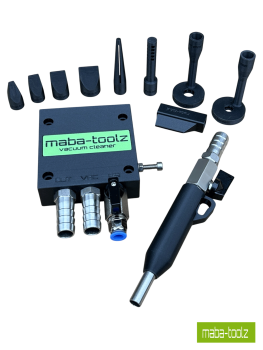 maba-toolz Powder Coating Vacuum Cleaner inkl. 9 teiliges Düsenset Pulverbeschichtung